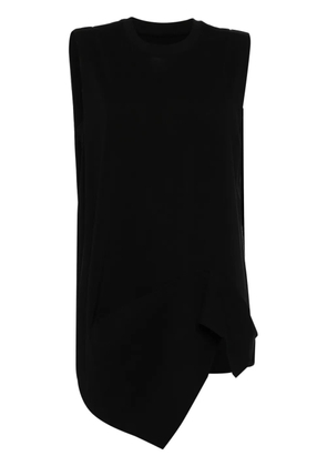 JNBY asymmetric cotton tank top - Black