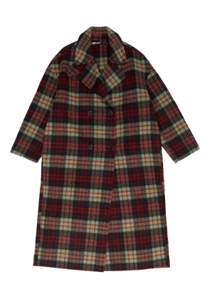 Bimba y Lola button-up plaid coat - Green