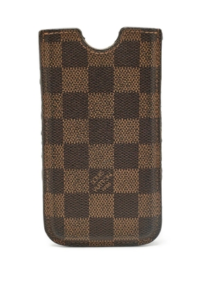 Louis Vuitton Pre-Owned Damier Ebène phone case - Brown