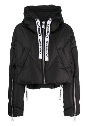 Khrisjoy hooded cropped padded jacket - Black