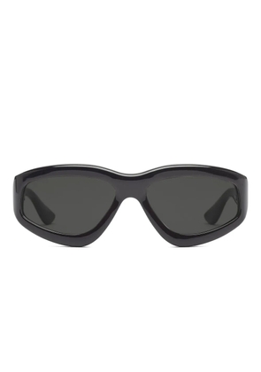 Port Tanger Irfan geometric-frame sunglasses - Black