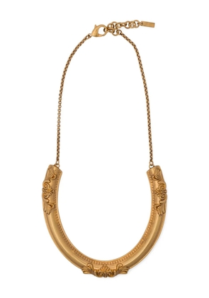Moschino baroque-motif necklace - Gold