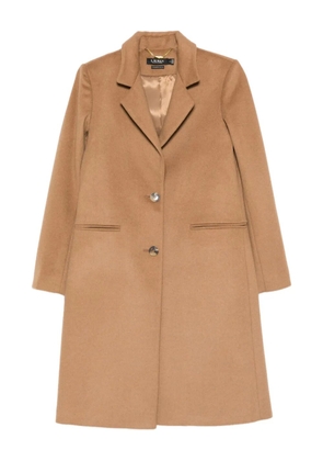 Lauren Ralph Lauren wool button coat - Brown