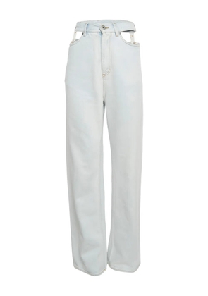 Maison Martin Margiela Pre-Owned denim cut-outs jeans - Blue