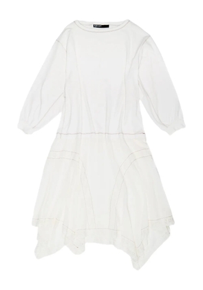 Bimba y Lola lace-trimmed cotton dress - White