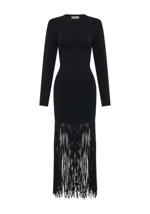Nicholas Fiorella fringe maxi dress - Black