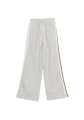 Palm Angels stripe-detail drawstring track pants - Grey