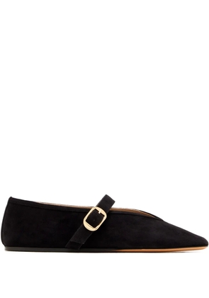 Le Monde Beryl buckle strap ballet flats - Black