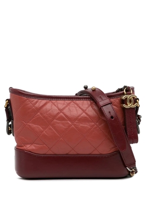 CHANEL Pre-Owned 2018 small Gabrielle crossbody bag - Red