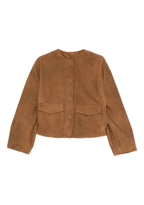 St. Agni suede jacket - Brown