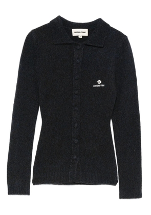 SHUSHU/TONG logo-detail cardigan - Blue