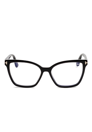TOM FORD Eyewear cat-eye clip-on glasses - Black