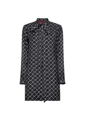 Gucci horsebit-pattern mini dress - Black