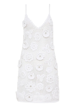 LoveShackFancy Ferline minidress - White