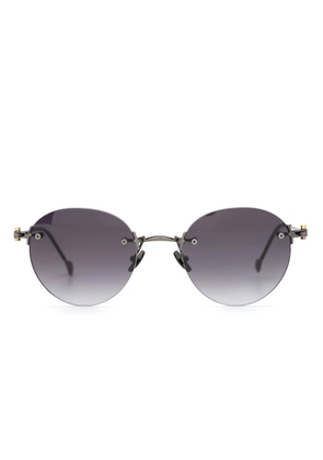 Yohji Yamamoto round-frame sunglasses - Black