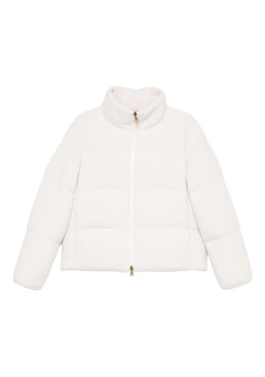 Moncler zip-fastening padded jacket - White