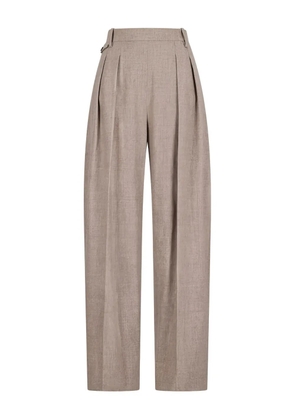KHAITE Dugan trousers - Neutrals