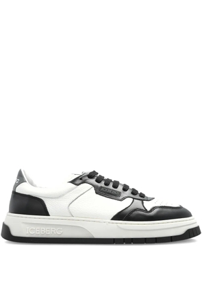 Iceberg logo-plaque sneakers - White