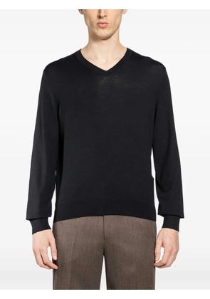 TOM FORD long-sleeve V-neck top - Black
