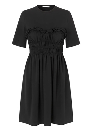 Cecilie Bahnsen Valencia smocked jersey dress - Black