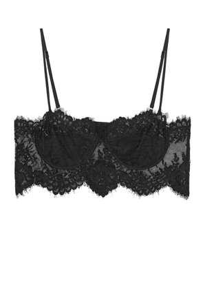 HERSKIND Lilly lace-trimmed top - Black