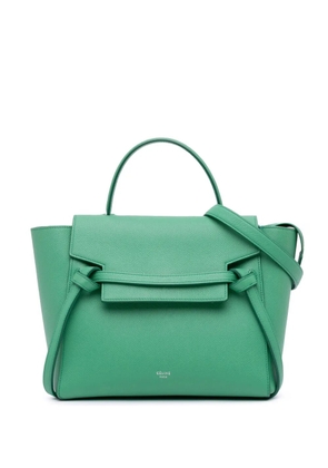 Celine Pre-Owned 2017 Mini Grained Calfskin Belt Bag satchel - Green