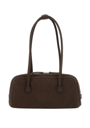 Marge Sherwood Soft double-handle leather bag - Brown