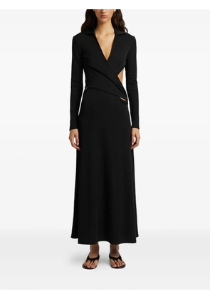 Christopher Esber Fran cut-out ribbed midi dress - Black
