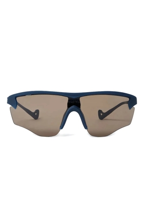 District Vision oversize-frame sunglasses - Blue