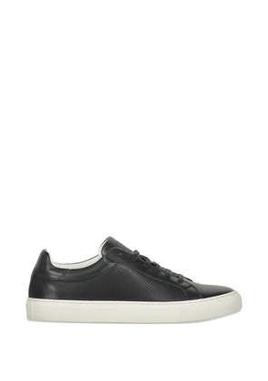 Paul & Shark lace-up leather sneakers - Black