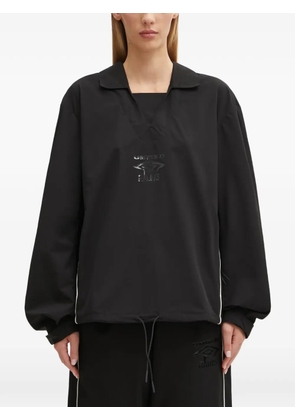 Rains x Umbro drawstring long-sleeved jacket - Black