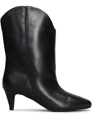 Gisel Moire Enea ankle boots - Black