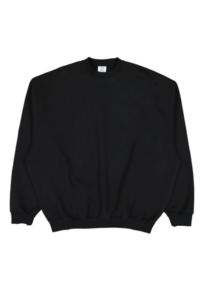 VETEMENTS logo-embroidered sweatshirt - Black