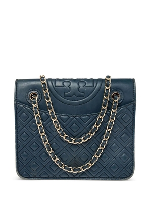 Tory Burch The Fleming leather shoulder bag - Blue