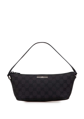 Gucci Pre-Owned 2000-2015 GG Canvas Boat shoulder bag - Black