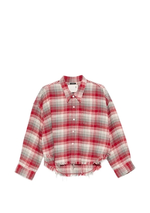 R13 plaid shirt - Red