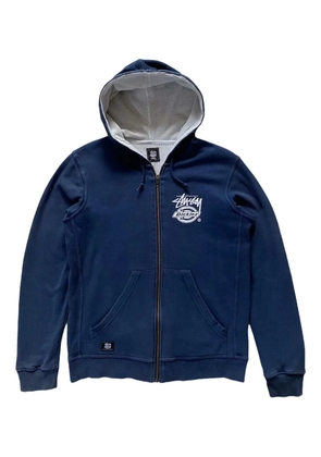 Stüssy x Dickies zip-up hoodie - Blue