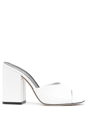 Paris Texas Anja 105mm leather sandals - White
