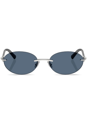 Tiffany & Co Eyewear oval-frame sunglasses - Silver
