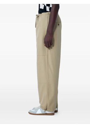 visvim Sharma drawstring cotton trousers - Neutrals