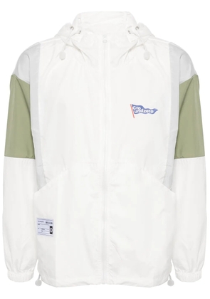 Ground Zero Flag windbreaker - White