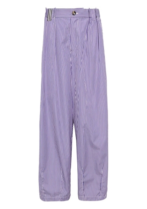 marina yee Jim striped trousers - Blue