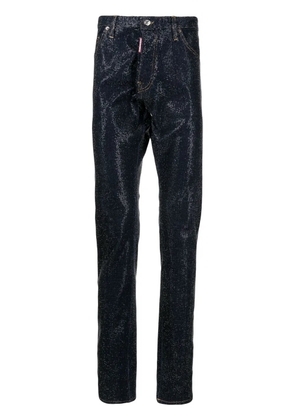 DSQUARED2 Cool Guy crystal-embellished slim-leg jeans - Blue