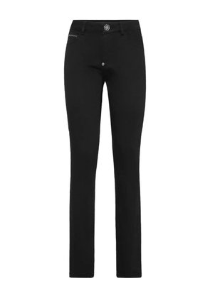 Philipp Plein fatale logo-plaque jeans - Black