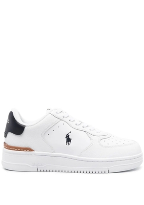 Polo Ralph Lauren Masters leather sneakers - White