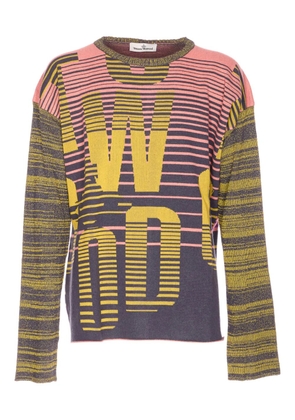 Vivienne Westwood Bruno printed long-sleeved sweater - Yellow