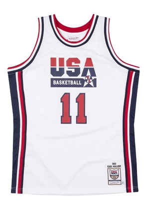 Mitchell & Ness USA 1992 Karl Malone basketball jersey - White