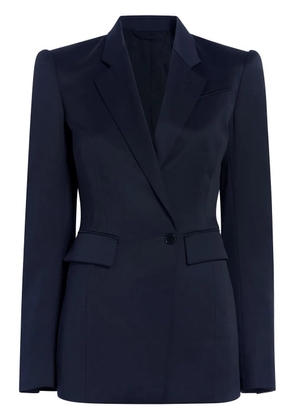 Another Tomorrow double-breasted merino wool blazer - Blue