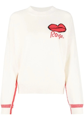 Sonia Rykiel crew neck jumper - Neutrals