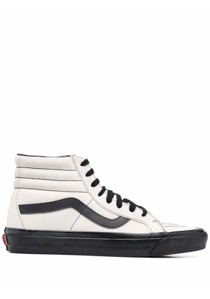 Vans Sk8-Hi suede panelled sneakers - White